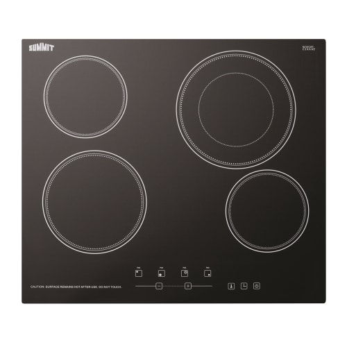 Summit 24" Electric Cooktop, Black